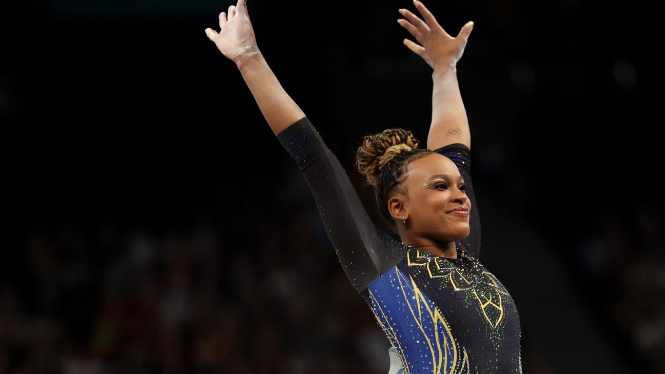 Rebeca Andrade se classifica para cinco finais da ginástica nas Olimpíadas