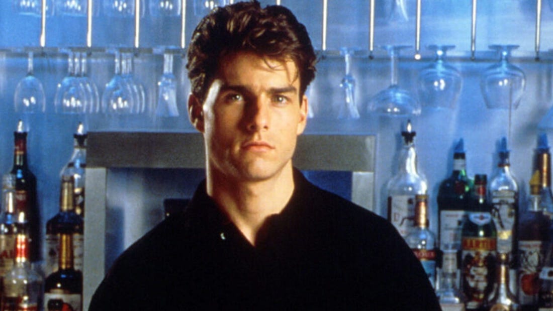 “COCKTAIL” (1988)Tom Cruise muda de patamar em Hollywood