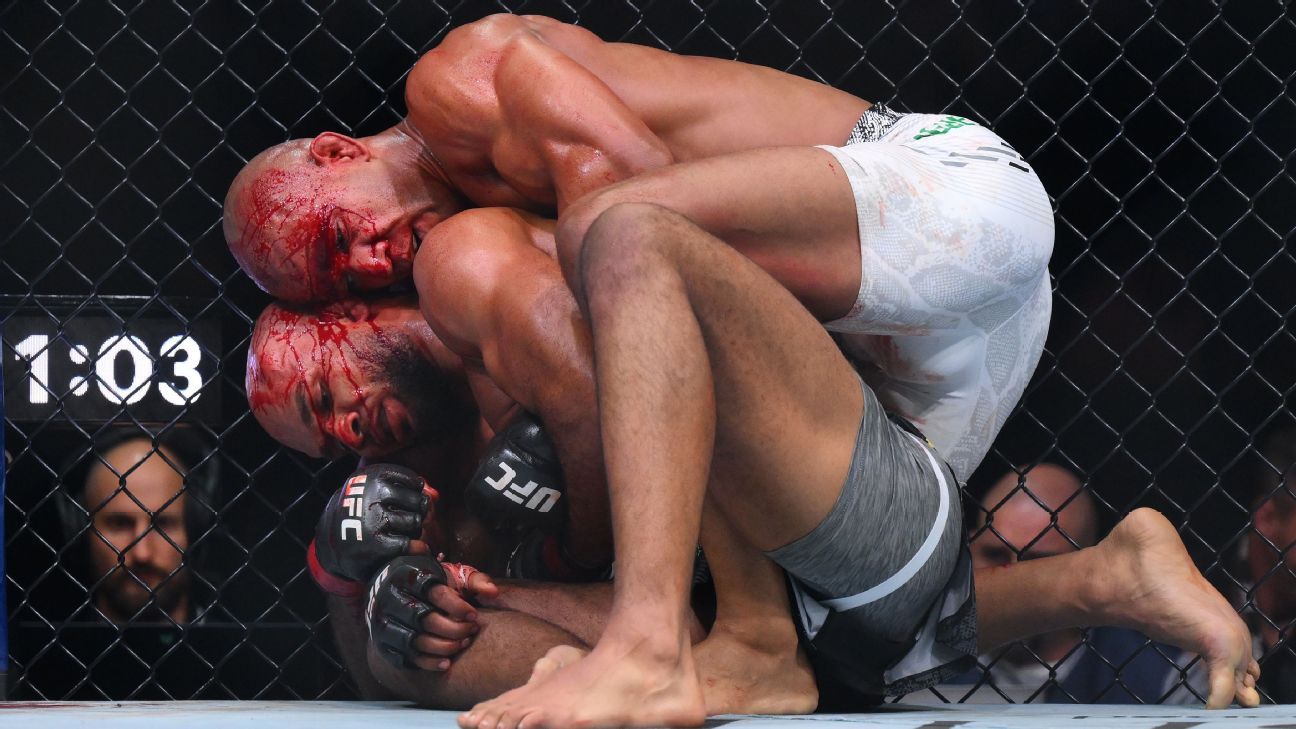 UFC 304: Gregory Robocop deixa inglês ‘banhado de sangue’ e vence a 3ª seguida