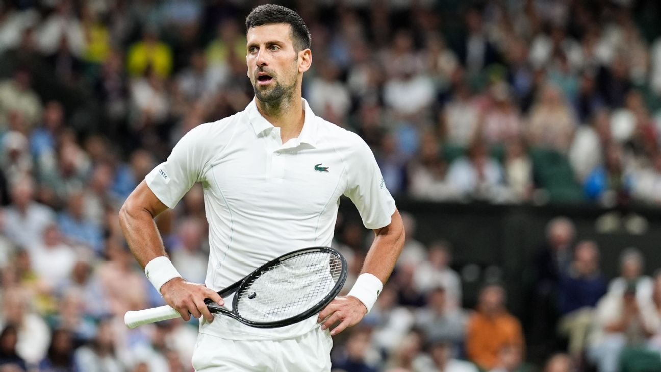 Wimbledon: Djokovic avança à semifinal após De Minaur abandonar por lesão