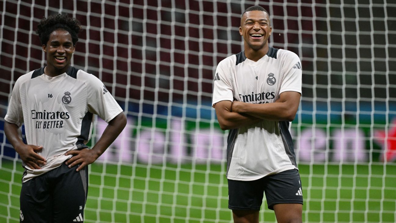 O que Ancelotti planeja no Real Madrid para Endrick e Mbappé