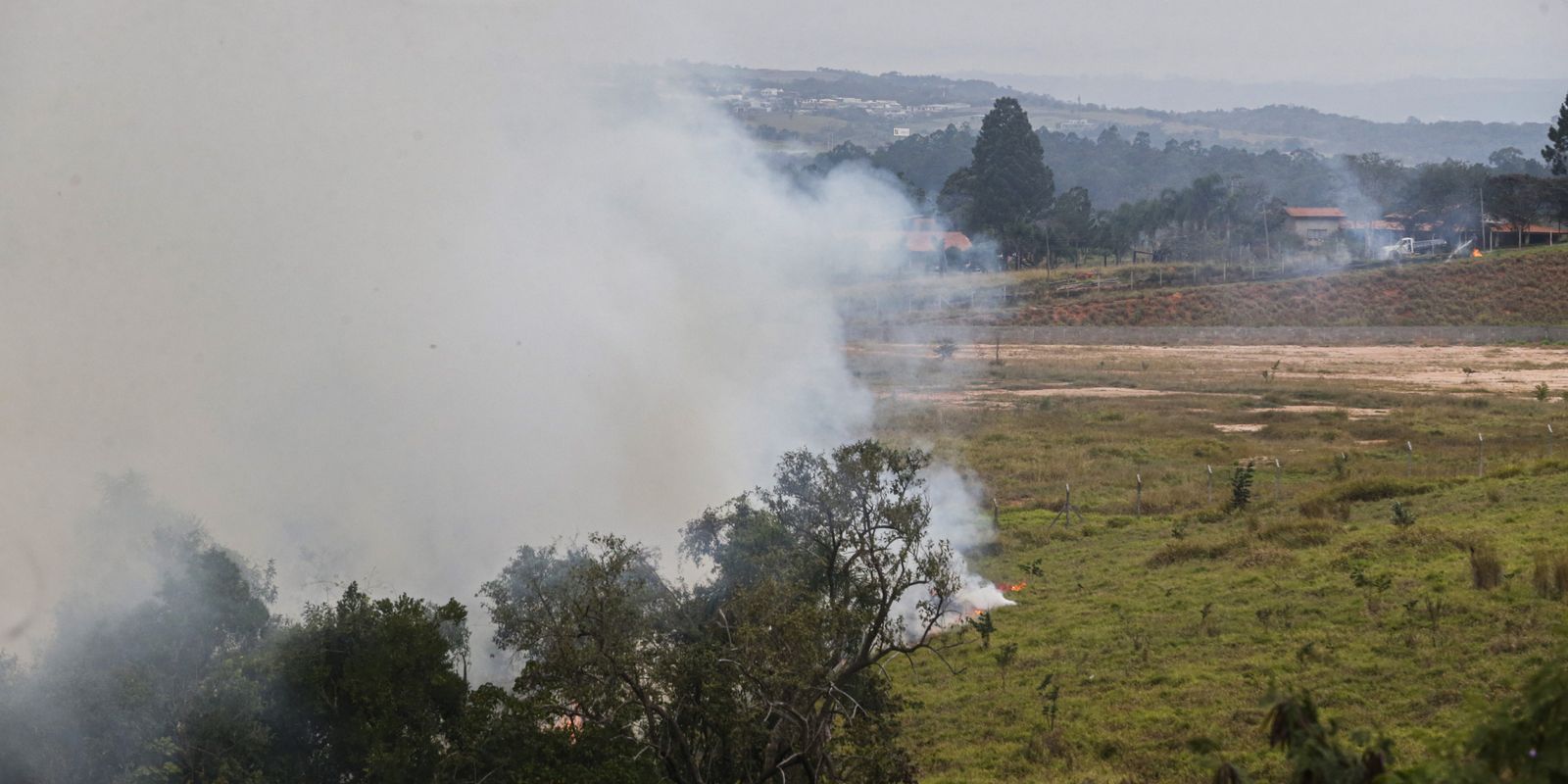 Cinco municípios paulistas estão com foco de incêndio ativo