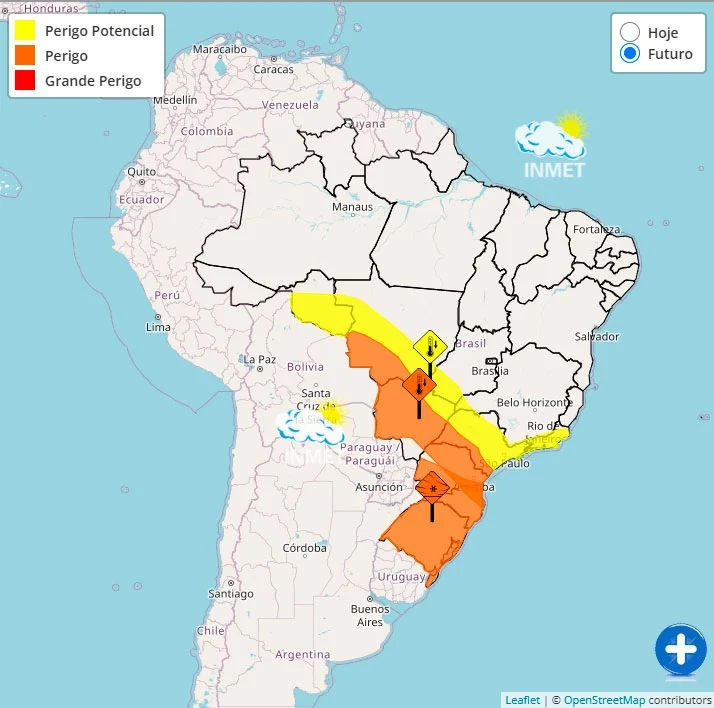 Frio Intenso Chega ao Sul e Avança pelo Centro-Oeste e Sudeste