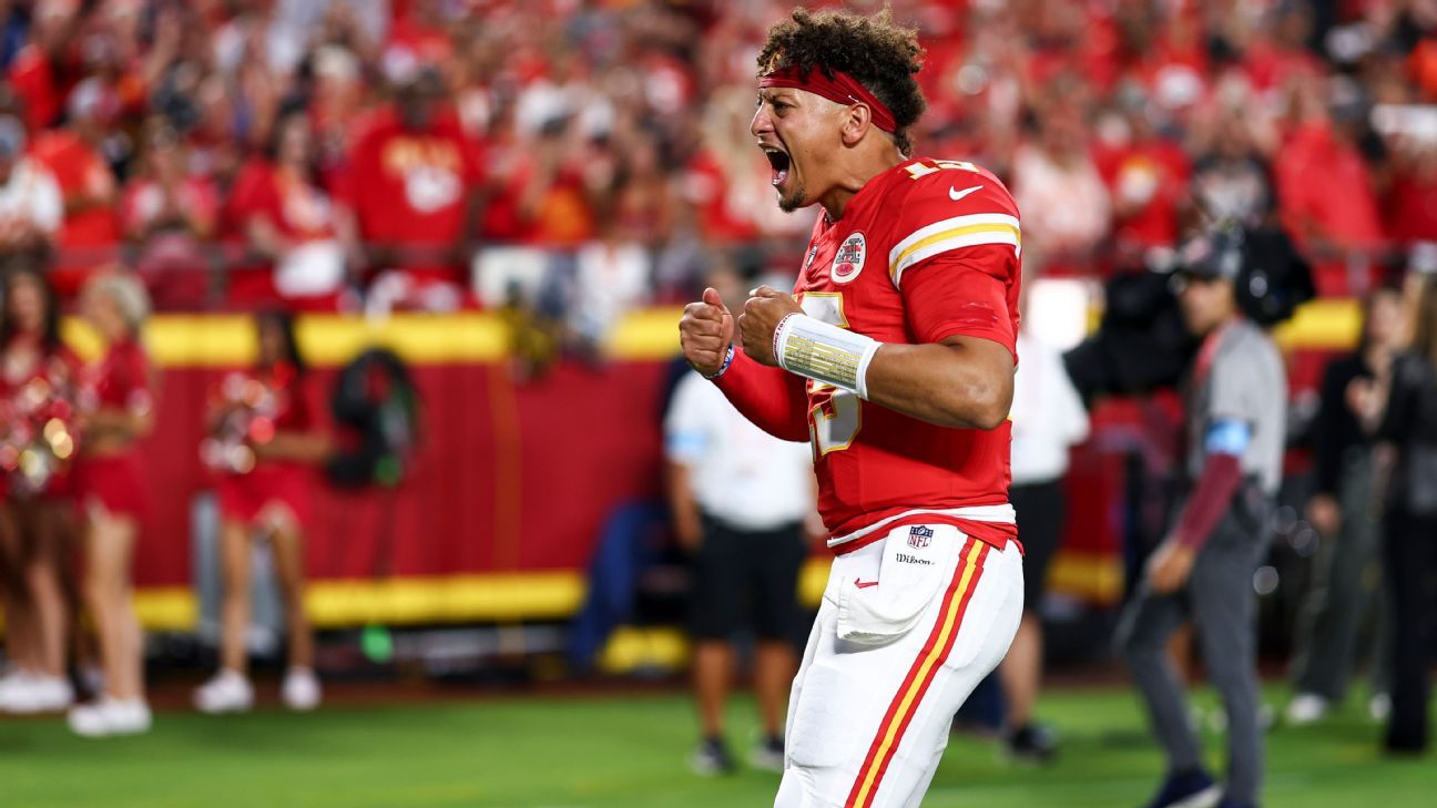 Na abertura da NFL, Chiefs vencem Ravens por ‘dedão do pé’ em revanche