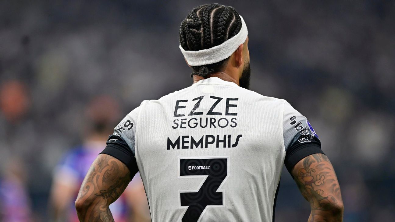 Por que Depay usou a camisa 7 do Corinthians contra o Fortaleza?