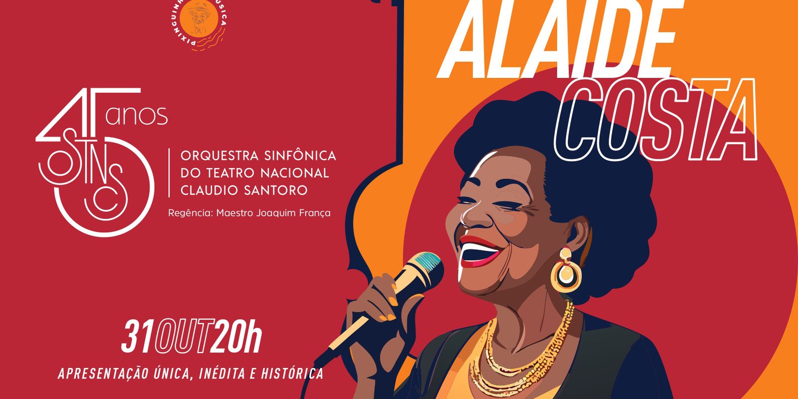 Concerto com Alaíde Costa abre nova temporada do Projeto Pixinguinha