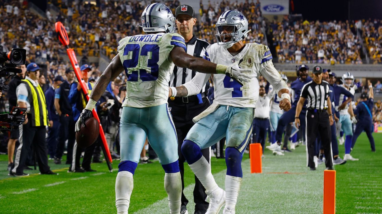 Cowboys superam Steelers em jornada de vilão a herói de Prescott