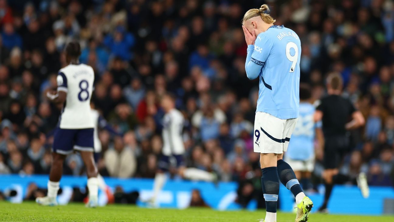 City leva atropelo do Tottenham e amplia sequência ‘tenebrosa’ com Guardiola