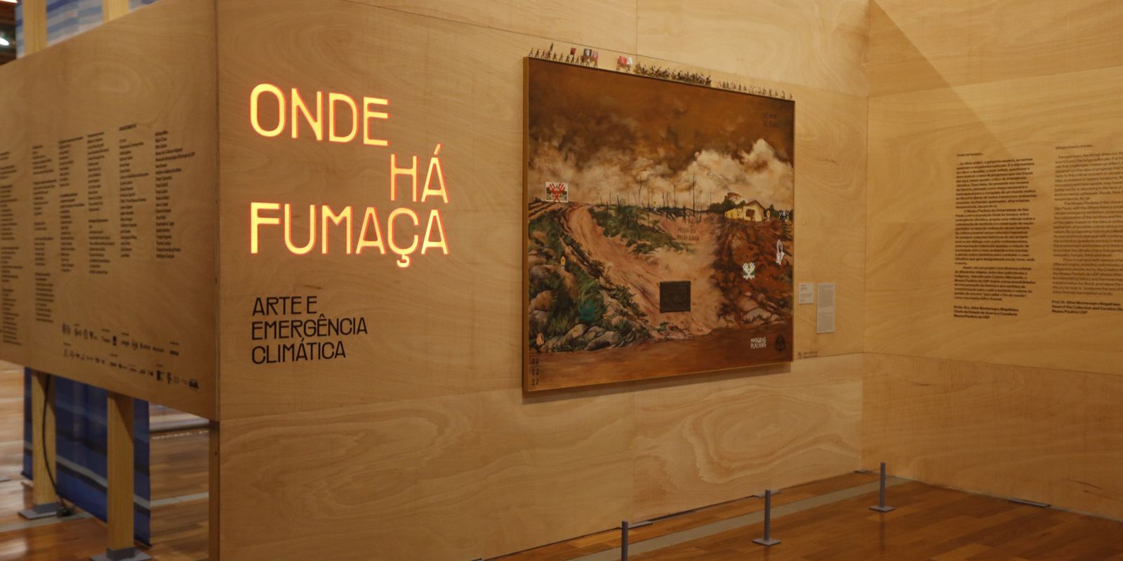 Exposição no Museu do Ipiranga reflete sobre emergência climática