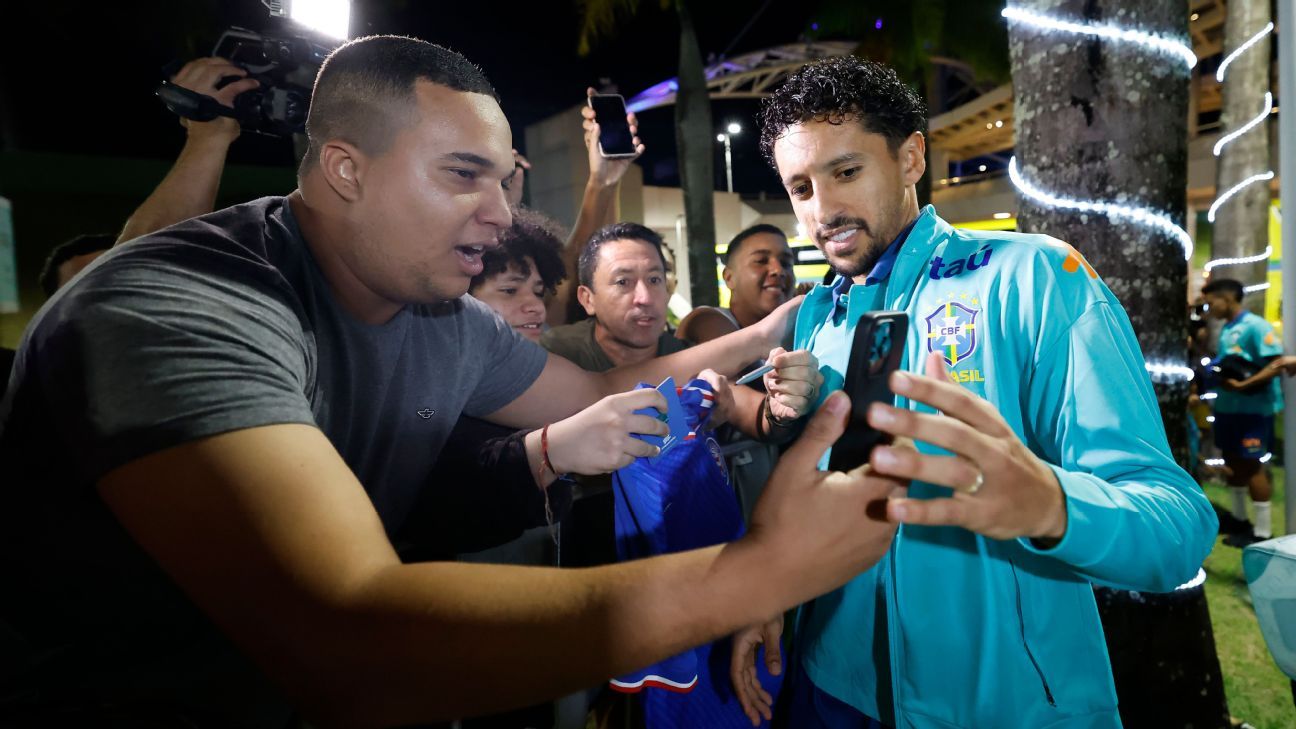 Marquinhos faz apelo antes de Brasil x Uruguai: ‘Não abandonem a seleção’