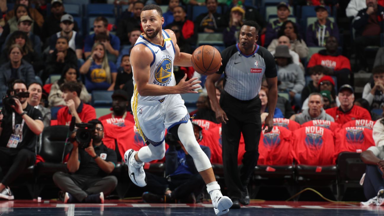 Wiggins volta a marcar 30 pontos, e Warriors vencem os Pelicans em noite discreta de Curry