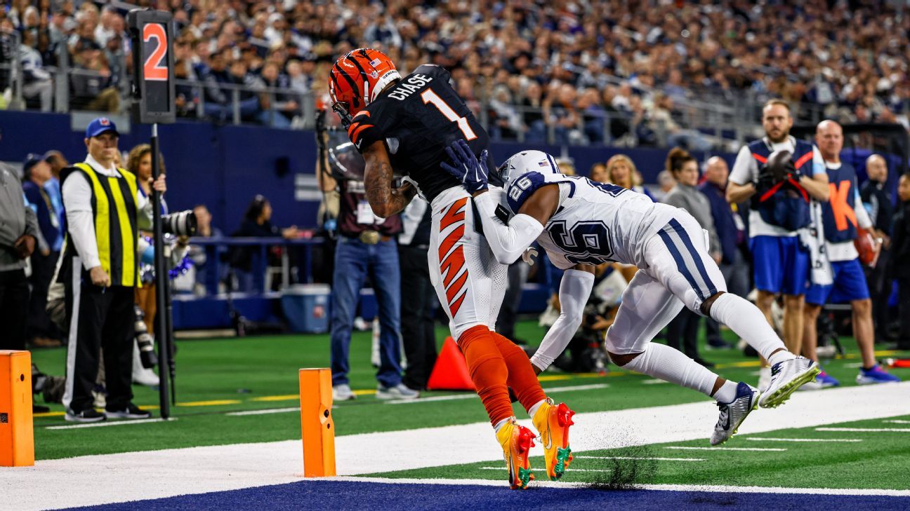 Chase comanda vitória dos Bengals sobre os Cowboys no MNF