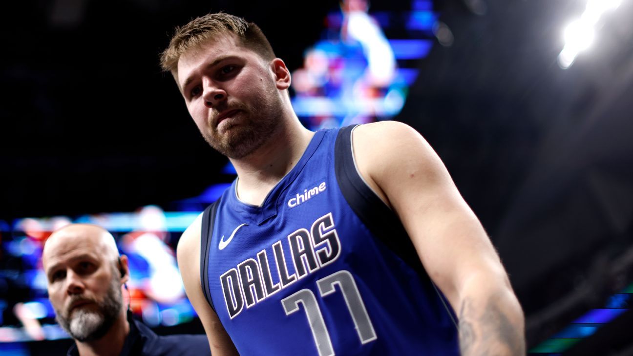 Doncic deve ficar parado por longo tempo após lesão em derrota dos Mavericks