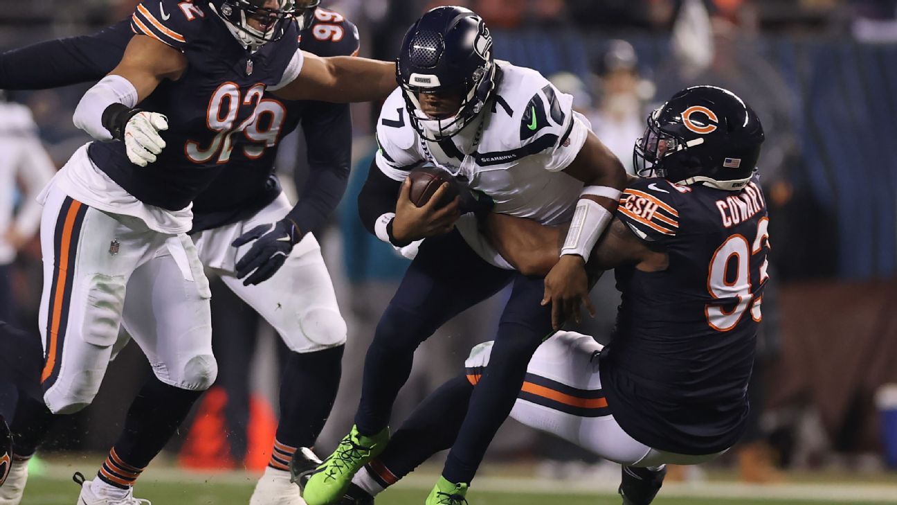 Seahawks decretam 10ª derrota seguida dos Bears