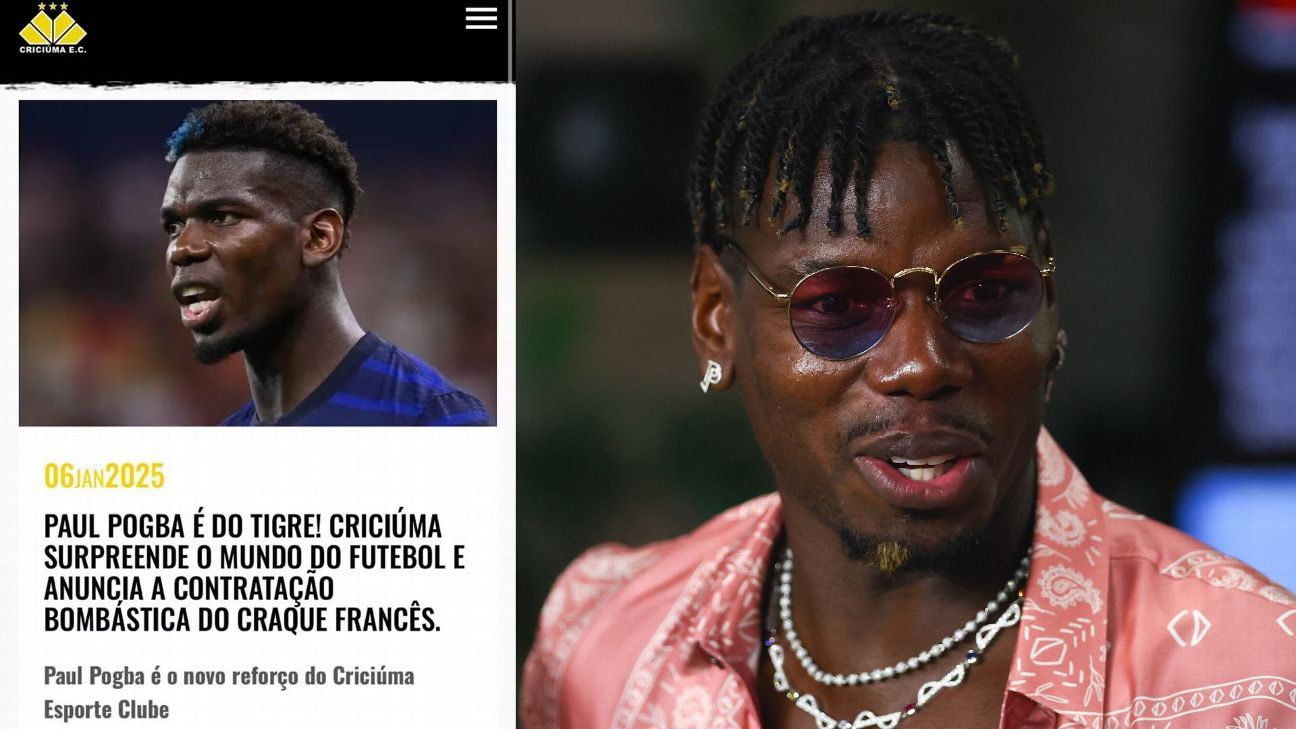 Criciúma tem site hackeado e ‘anuncia’ contratação de Pogba