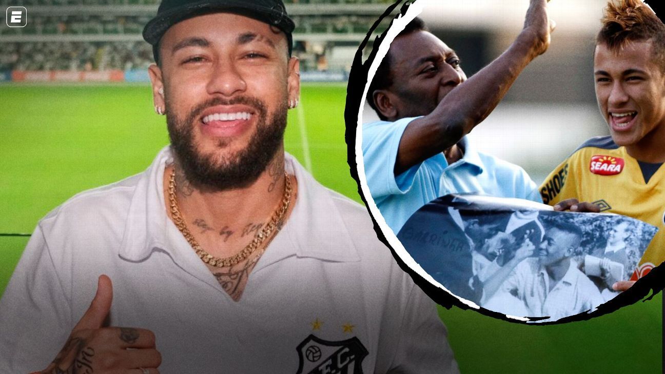 ‘Volta para casa’: vaza vídeo que Santos gravou para Neymar com voz de Pelé