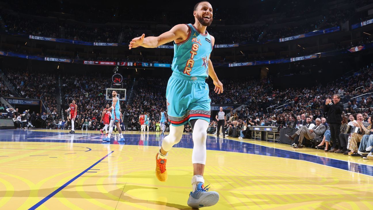 Curry brilha, é eleito MVP e ‘Velha Guarda’ do Time Shaq vence a ‘final’ do novo All-Star Game da NBA