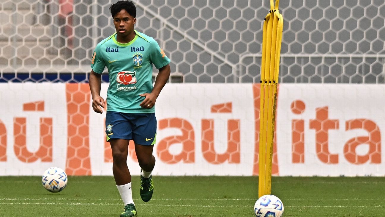 Dorival explica ‘sumiço’ de Endrick na seleção brasileira