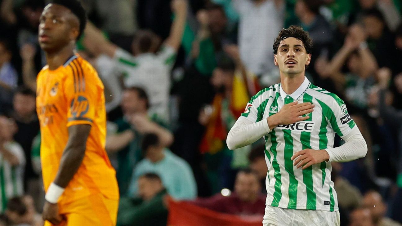 Real Madrid leva virada do Betis com gol brasileiro em LALIGA