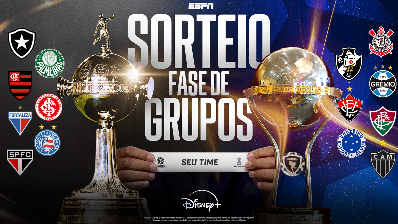 Sorteio da Libertadores e Sul-Americana: assista agora definição dos grupos