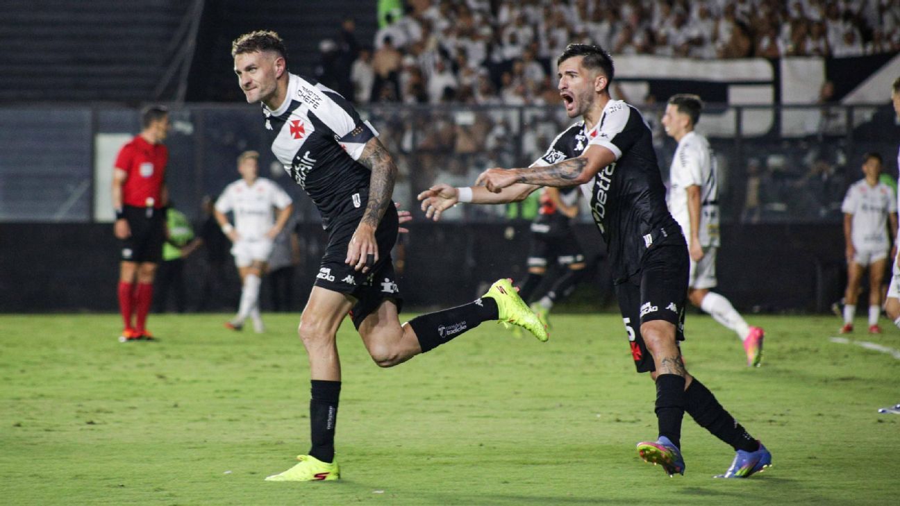 Vasco vence o Santos de virada em estreia no Brasileirão