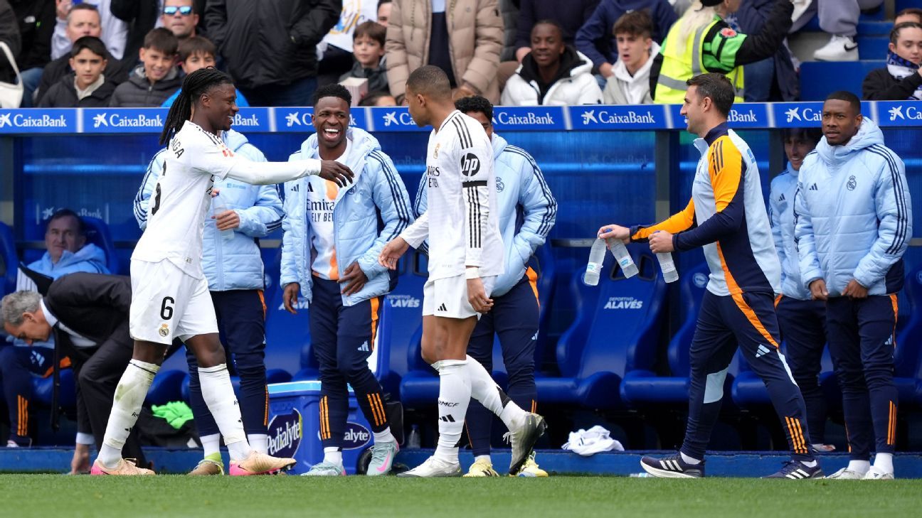 Mbappé é expulso, mas Real Madrid bate Alavés e se reencontra com as vitórias