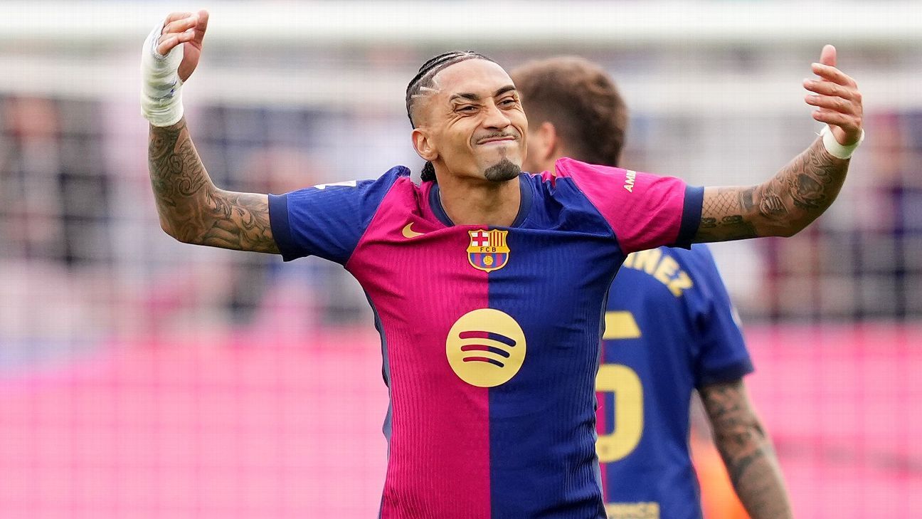 Raphinha decide, Barcelona vence Celta em virada ‘alucinante’ e dispara em LALIGA