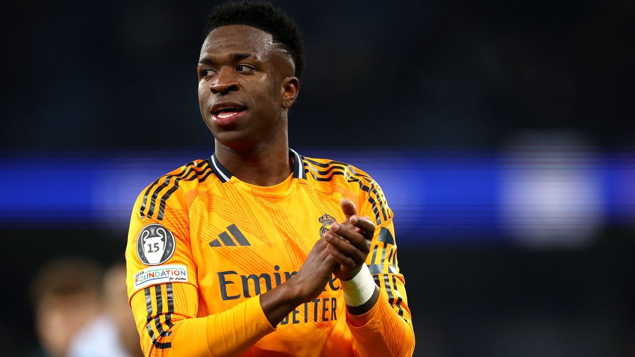 Vinicius Jr. manda mensagem a Cristiano Ronaldo nas redes sociais
