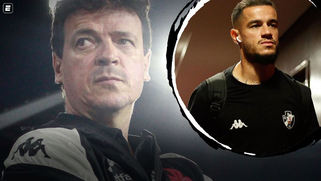 Diniz revela planos para Coutinho no Vasco: ‘Carreira deveria ter sido mais brilhante’