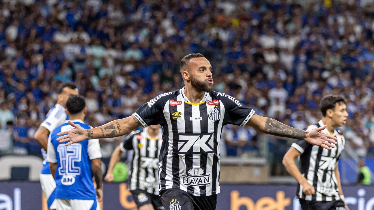 Guilherme decide em ‘noite de Neymar’, e Santos vence Cruzeiro de virada