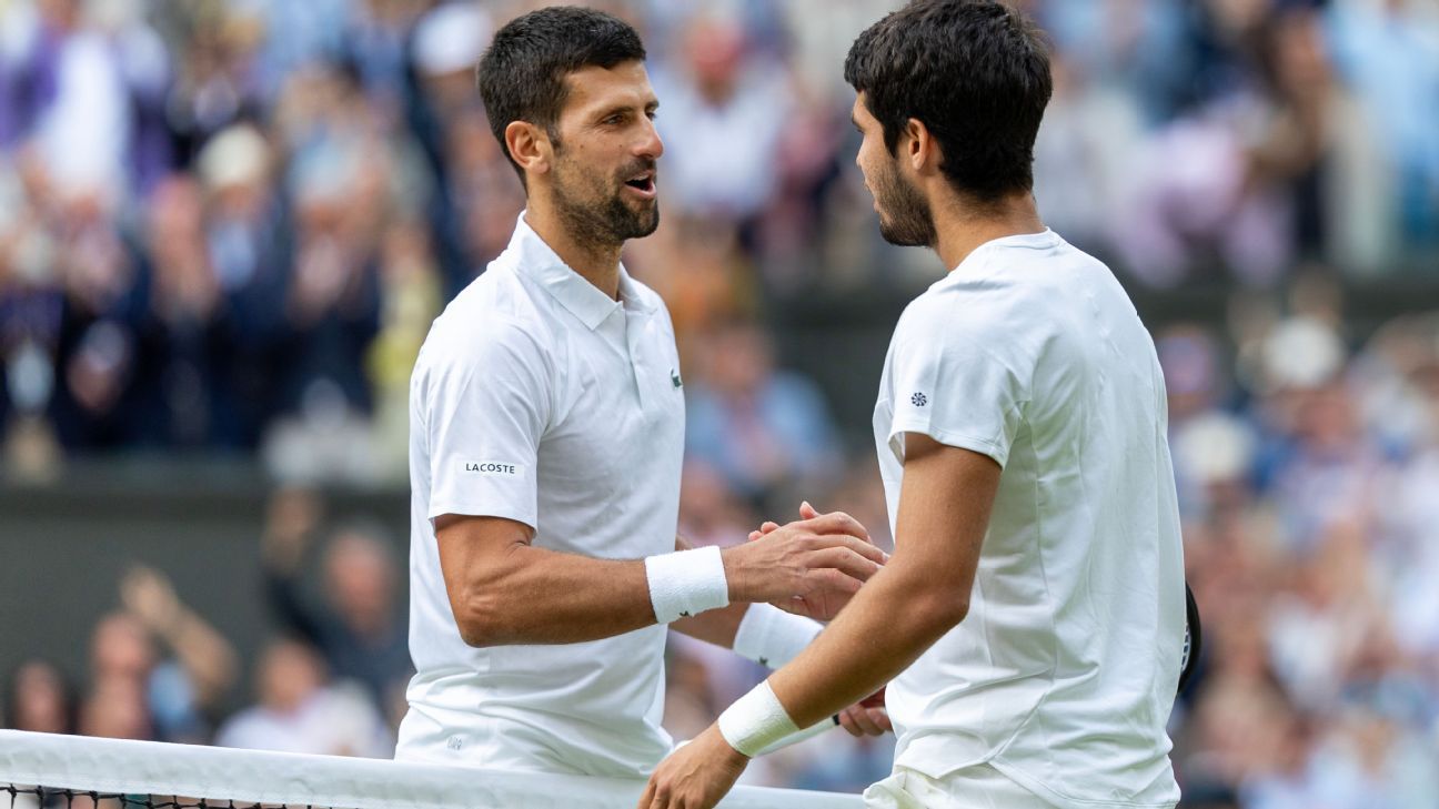 Djokovic vai à 53ª semi em Grand Slams e ‘avisa’ Alcaraz