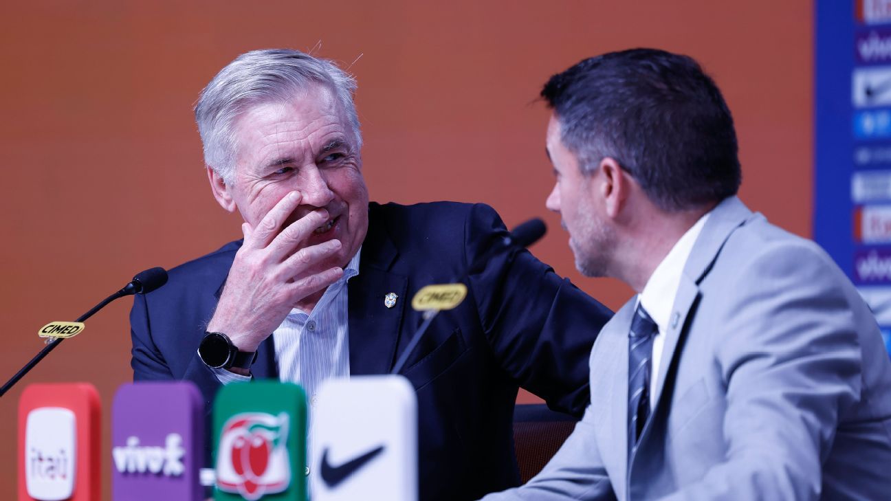 Zinho revela o que ouviu de Ancelotti em papo na CBF após convocação: ‘Quer a solidez da seleção de 94’