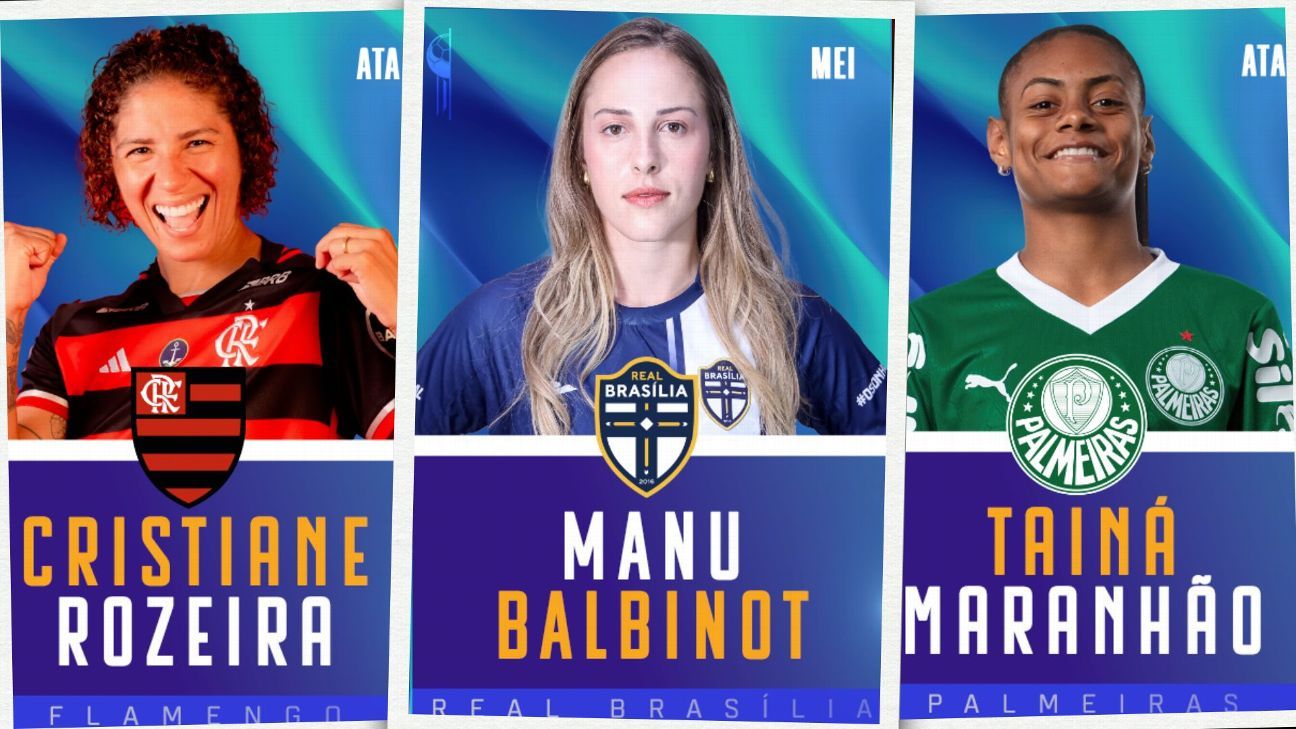 Cristiane, Manu Balbinot ou Tainá Maranhão? Vote e decida o golaço do Brasileirão feminino no ESPN Bola de Prata
