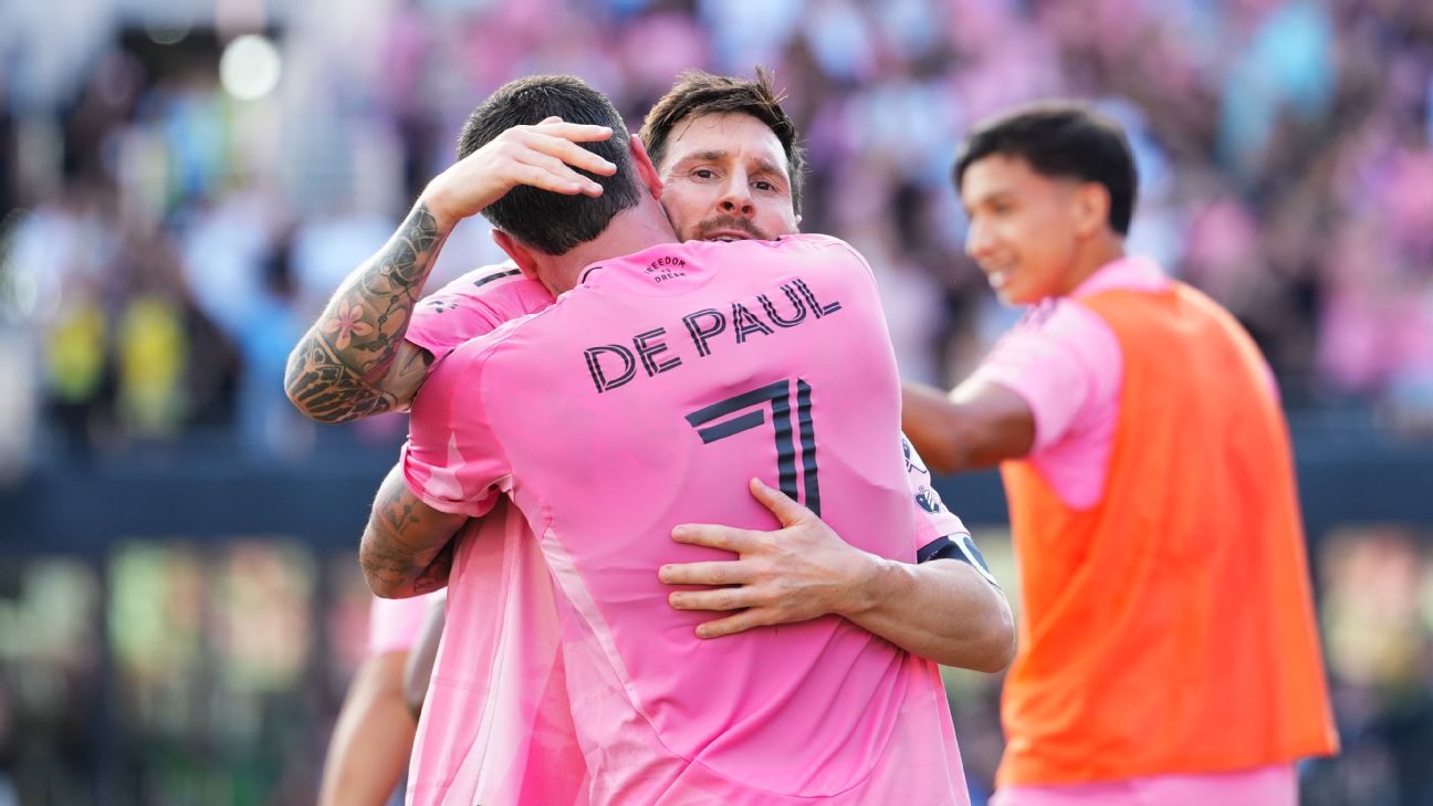 Messi e De Paul decidem, e Inter Miami conquista a MLS contra os Whitecaps