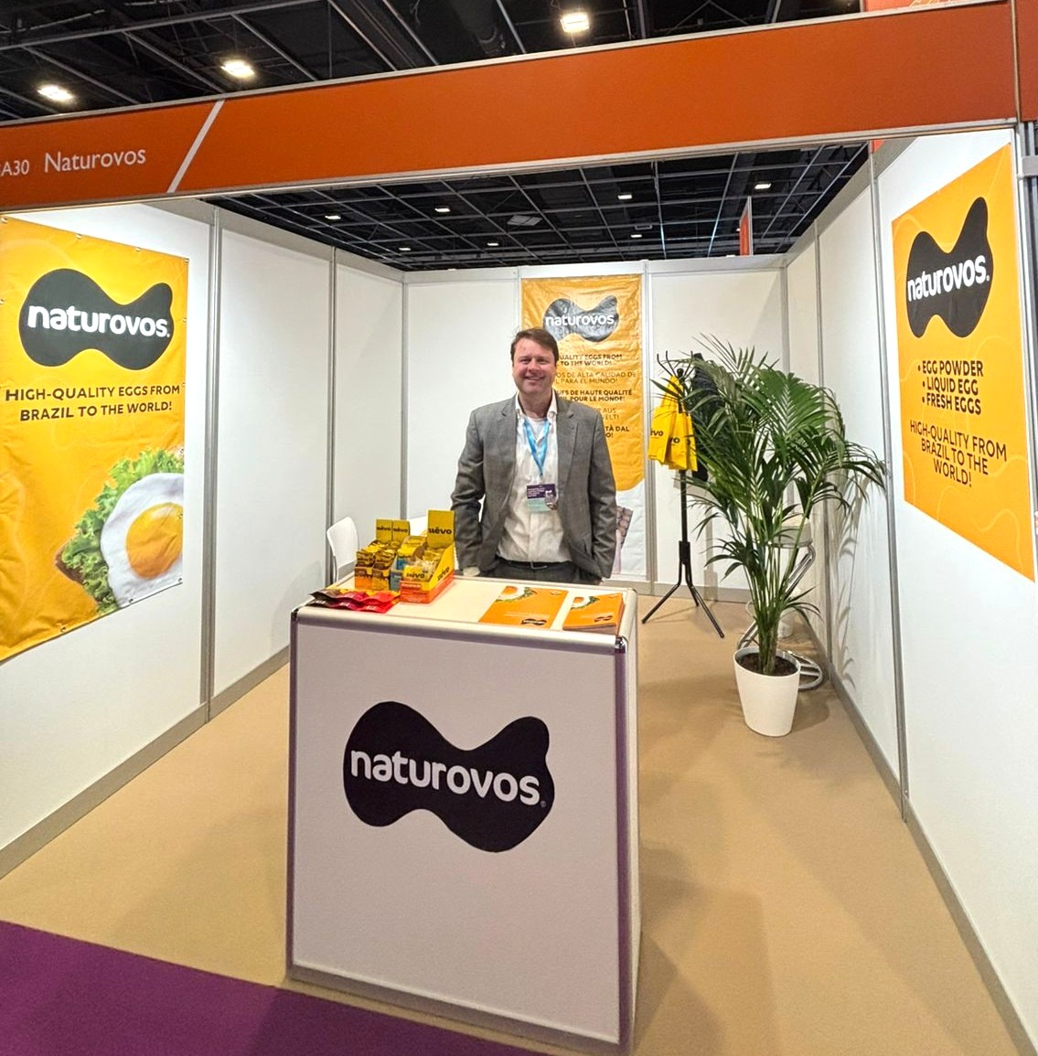 Naturovos destaca produção responsável e apresenta Uêvo na FI Europe 2025, em Paris