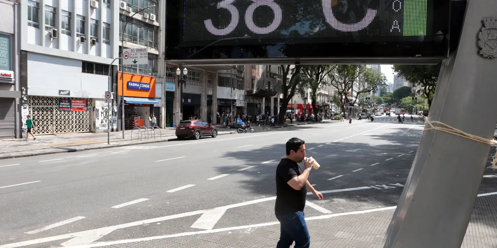 Temperatura em São Paulo chega a 37,2ºC e bate recorde para dezembro