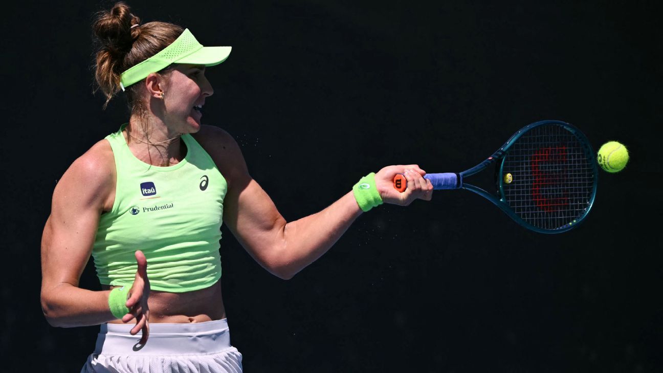Bia Haddad cai para tenista número 105 do mundo e se despede do Australian Open na estreia
