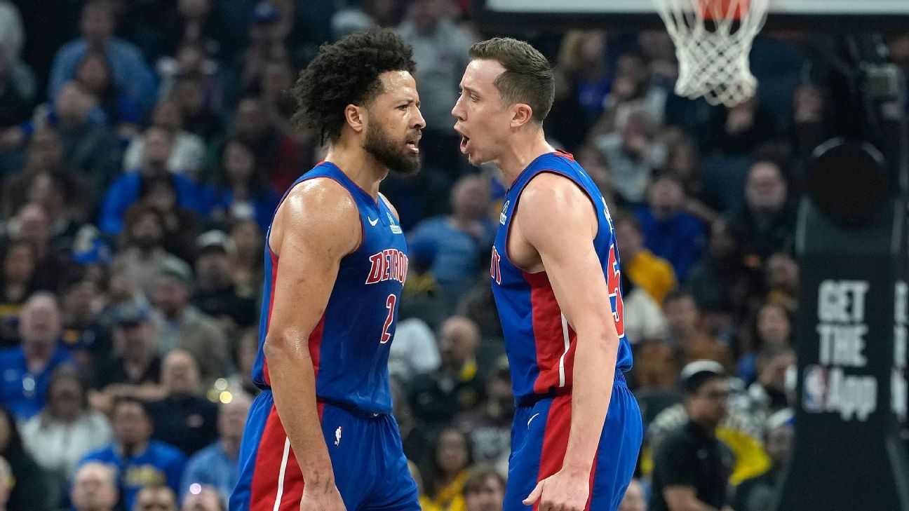 Gui Santos faz outro grande jogo, mas Warriors esbarram em lesão de Curry e grande atuação defensiva dos Pistons