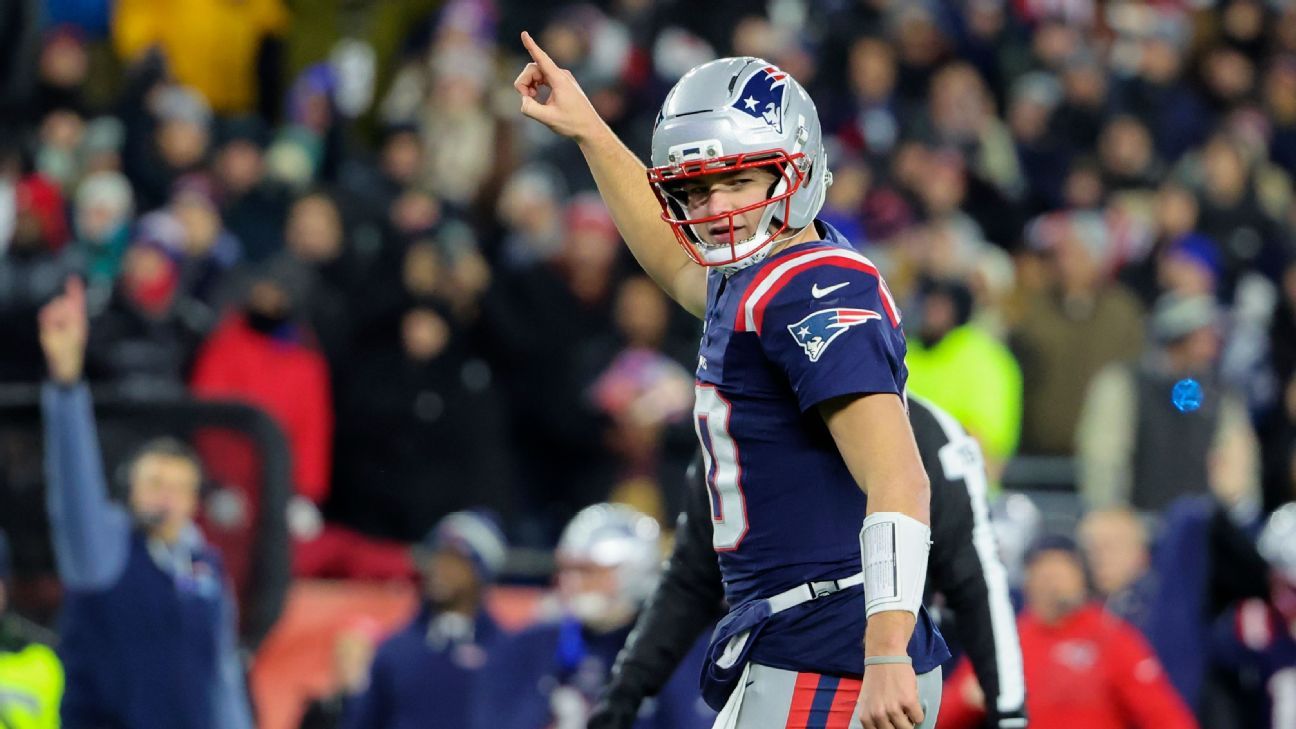 O incrível feito que Drake Maye pode alcançar em Broncos x Patriots