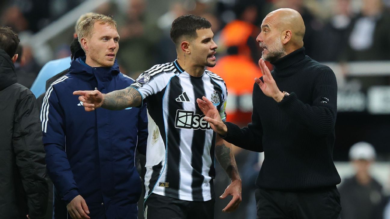 O reencontro entre Guardiola e Bruno Guimarães após discussão acalorada
