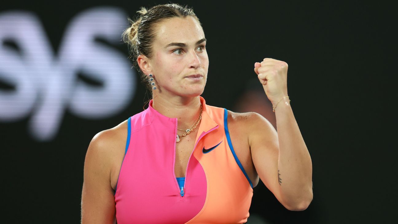 Sabalenka não dá chances para Svitolina e vai à final no Australian Open pelo quarto ano seguido