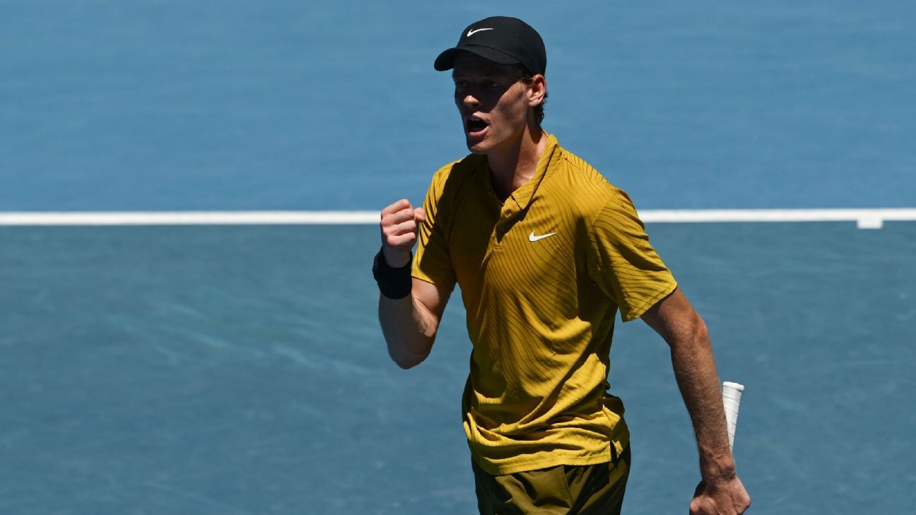 Sinner supera calor intenso, elimina algoz de João Fonseca e avança no Australian Open