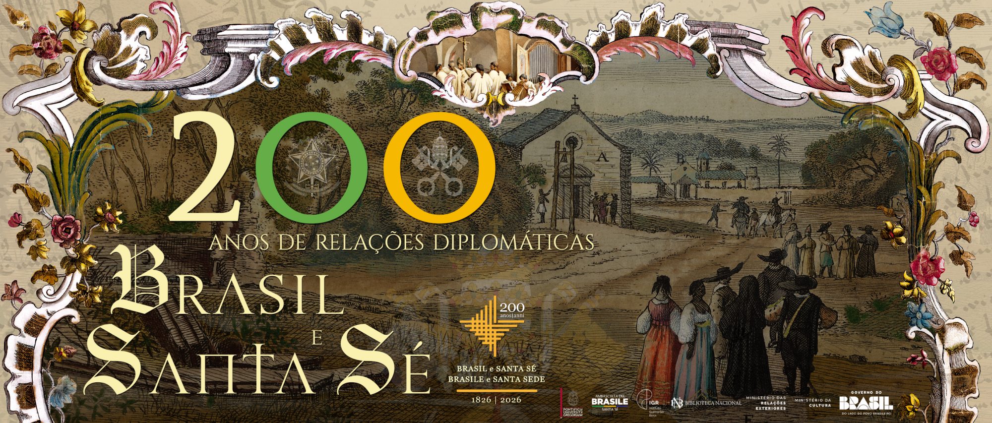 Exposição virtual celebra o bicentenário das relações diplomáticas entre o Brasil e a Santa Sé, no Vaticano