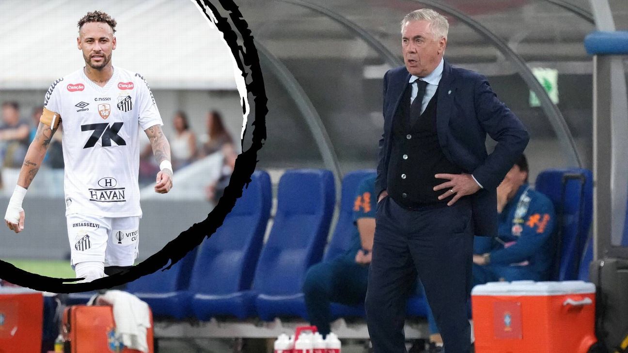 Ancelotti responde se pressão por Neymar na Copa o afeta na seleção e diz: ‘Observo tudo, mas…’