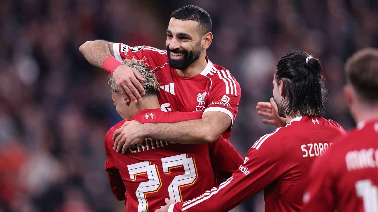 Champions: Salah vai de vilão a herói, Liverpool atropela Galatasaray e fará jogão contra o PSG nas quartas