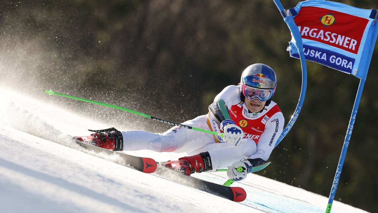 Lucas Pinheiro Braathen conquista o bronze no slalom na Copa do Mundo de Esqui Alpino