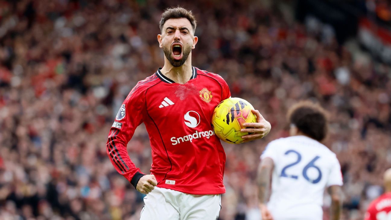 A corrida de Bruno Fernandes por recorde que ninguém bateu na Premier League