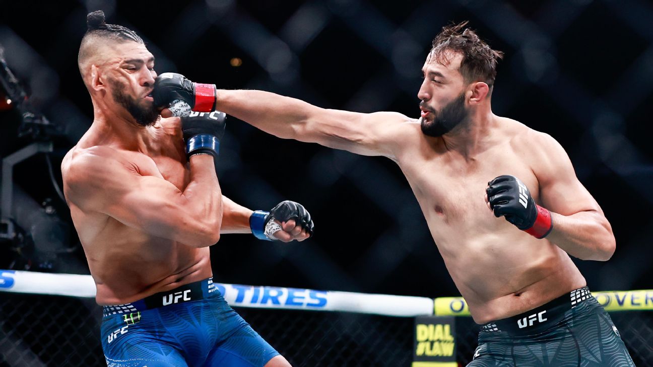 Em luta ‘pouco inspirada’, Johnny Walker é derrotado por ex-desafiante ao cinturão no UFC 327