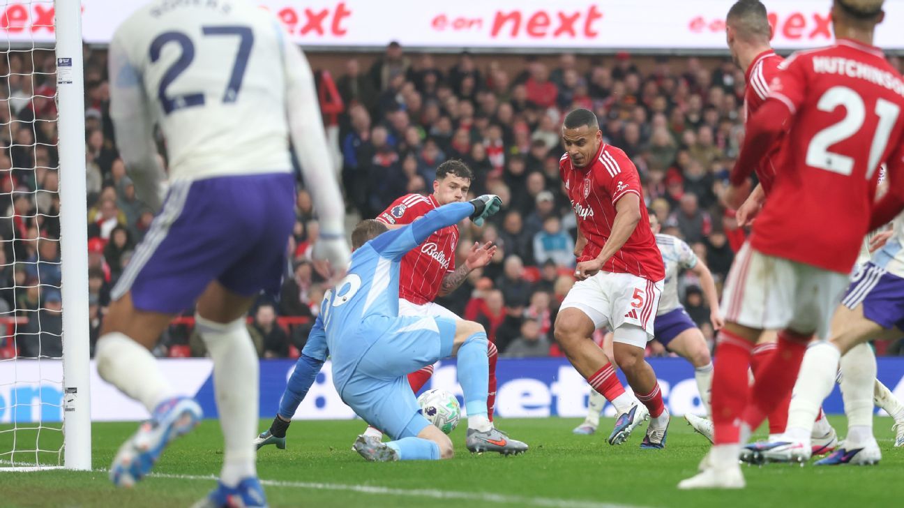 Murillo marca contra e Nottingham Forest fica no empate na Premier League