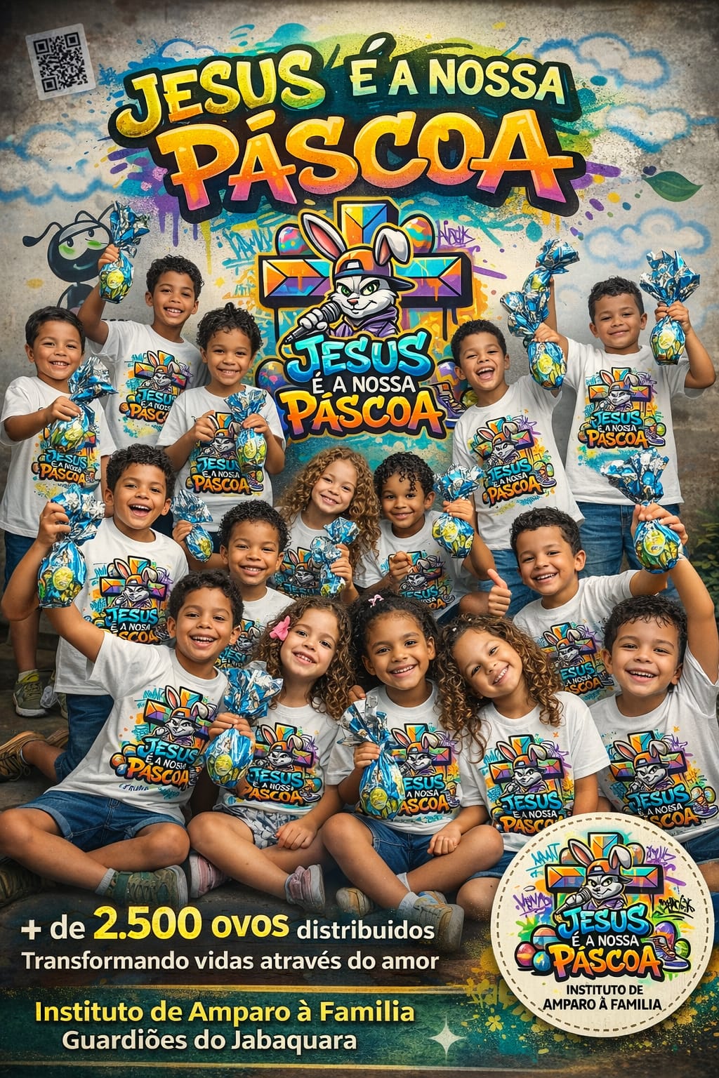 Do Jabaquara para a Grande SP, ação de Páscoa distribui 2,5 mil ovos e alcança mais de 10 mil pessoas